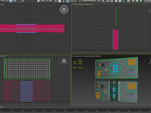 bitcoin bill concept Modelo 3D