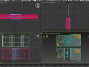bitcoin bill concept 3D Model