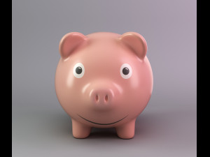 piggy bank Modello 3D
