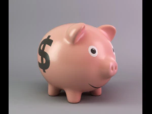 piggy bank 3D Model