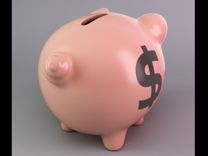 piggy bank Modello 3D