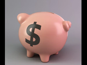 piggy bank 3D Model