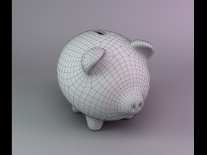 piggy bank Modello 3D