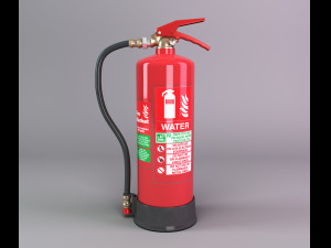 water fire extinguisher Modelo 3D