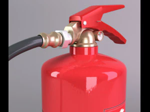 water fire extinguisher 3D Model