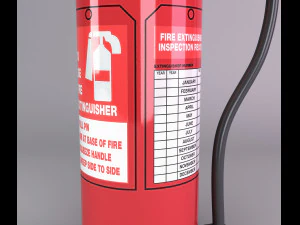 water fire extinguisher 3D Model
