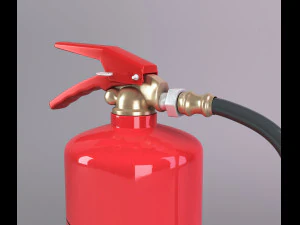 water fire extinguisher 3D Model