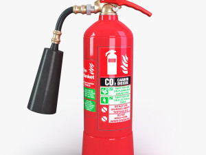 co2 fire extinguisher 3D Модель