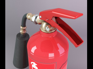 co2 fire extinguisher Modelo 3D