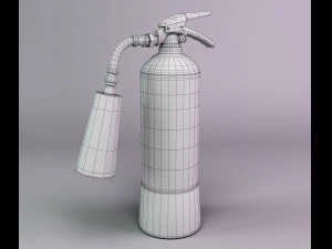 co2 fire extinguisher 3D Model