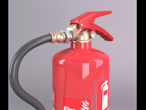 foam fire extinguisher 3D Model