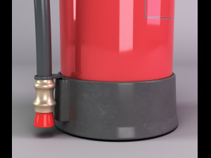 foam fire extinguisher 3D Model