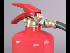 foam fire extinguisher 3D Model