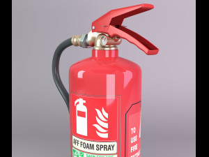 foam fire extinguisher 3D Model