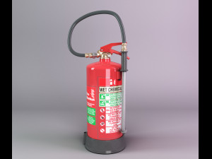 chemical fire extinguisher 3D मॉडल