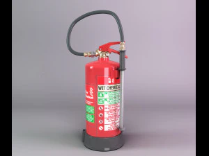 chemical fire extinguisher 3D Model