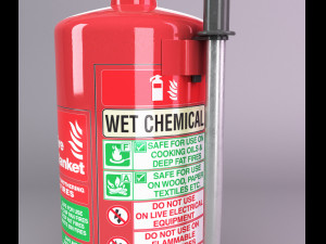 chemical fire extinguisher 3D मॉडल