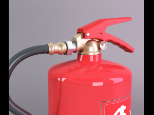 dry power fire extinguisher Modèle 3D
