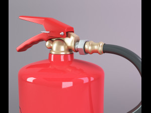 dry power fire extinguisher Modèle 3D