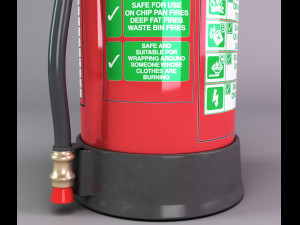 dry power fire extinguisher Modèle 3D