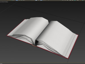 set of open books 3D Model