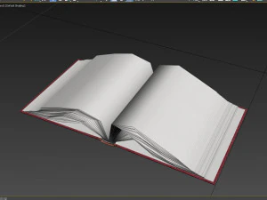 set of open books 3D Model
