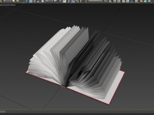 set of open books 3D Model