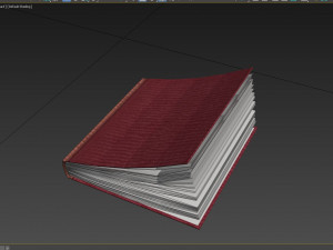set of open books 3D Model