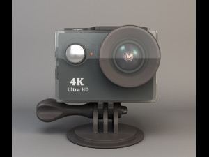 action camera in a protective box 3D Модель