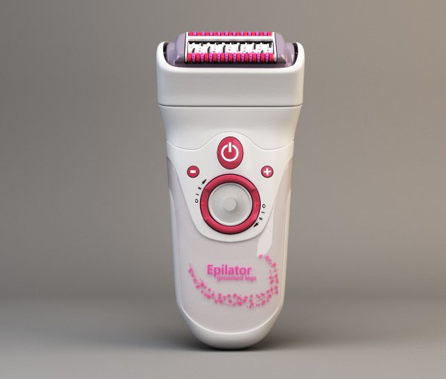 hair epilator 3D-Modell .c4d .max .obj .3ds .fbx .stl .blend 
