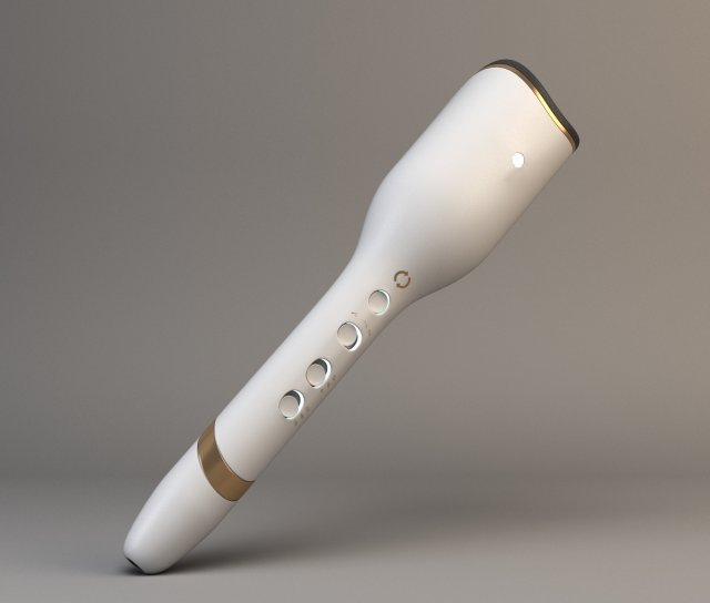 auto hair curler 3D Model .c4d .max .obj .3ds .fbx .stl .blend 