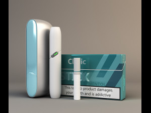 iqos electronic cigarett 3D 모델