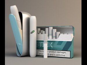 iqos electronic cigarett 3D 모델
