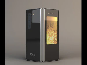 foldable smartphone 3D Model