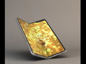 foldable smartphone 3D Model