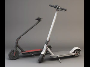 scooter el&eacute;trica Modelo 3D