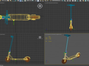 electric scooter 3D Model