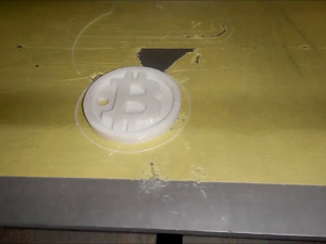 bitcoin coin social currency money 3D Model