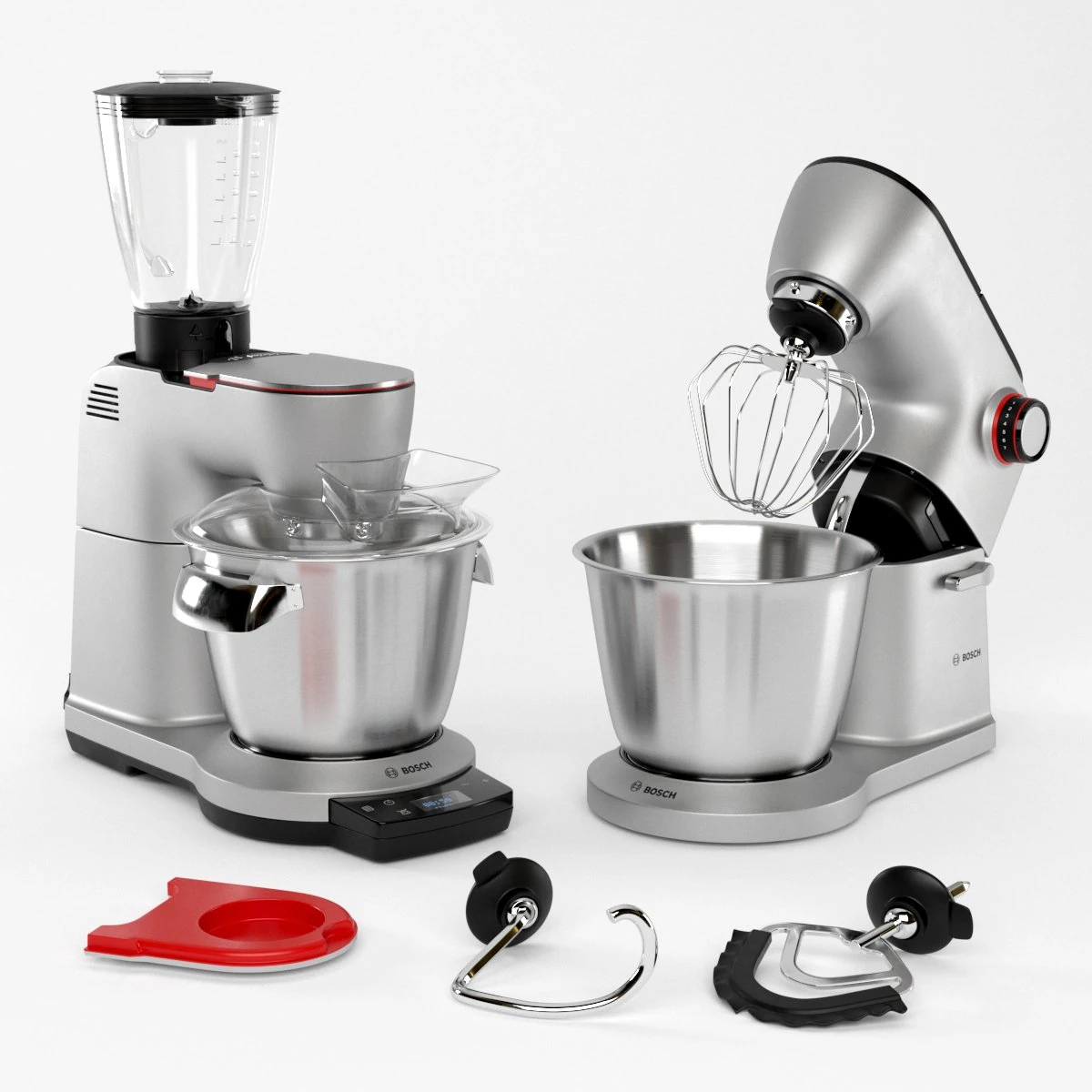 food processors bosch optimum 3D Model .c4d .max .obj .3ds .fbx .stl .blend 