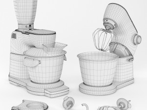 food processors bosch optimum 3D-Modell