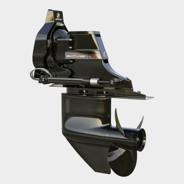 outdrive mercruiser bravo two 3Dモデル .c4d .max .obj .3ds .fbx .stl .blend 