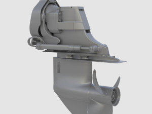 outdrive mercruiser bravo two 3Dモデル