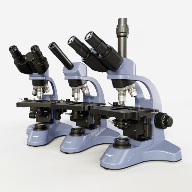 microscopes levenhuk 3D 모델 .c4d .max .obj .3ds .fbx .stl .blend 