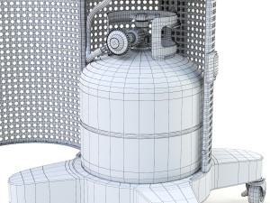 gas grill fuego professional f24c 3D Model