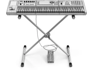 synthesizer roland fa-06 3D Model