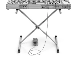 synthesizer roland fa-06 3D Model