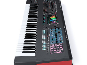 music workstation roland fantom 6 3Dモデル