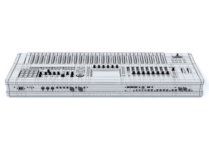 music workstation roland fantom 6 3Dモデル