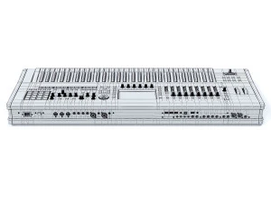 뮤직 워크스테이션 롤랜드 팬텀 6 3D 모델