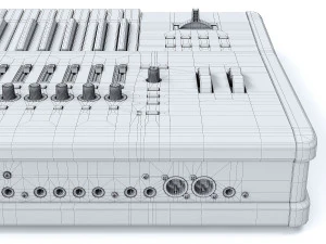 뮤직 워크스테이션 롤랜드 팬텀 6 3D 모델